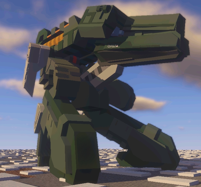 在我的世界里造一台合金装备的双足机甲