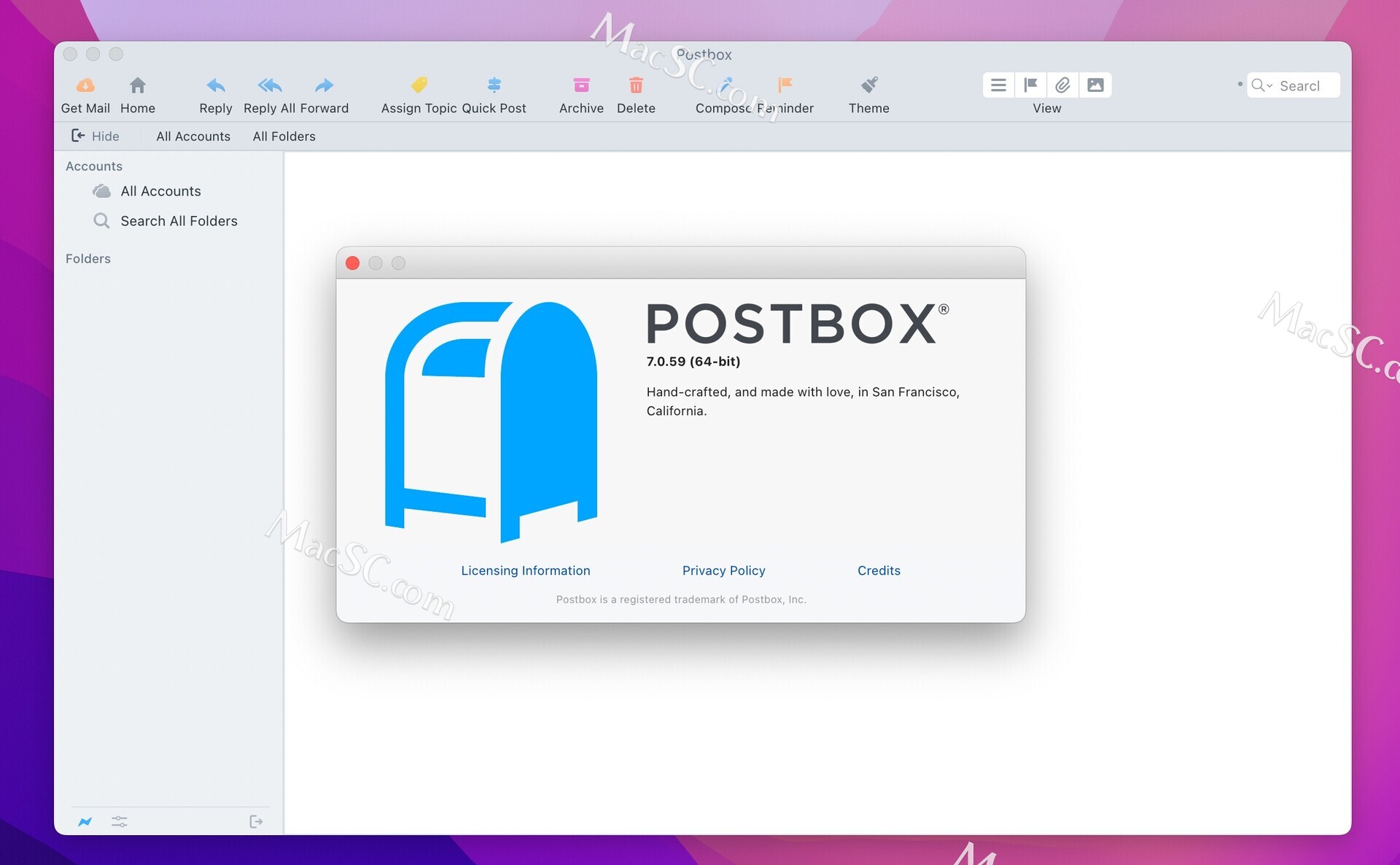 postbox for mac programmable