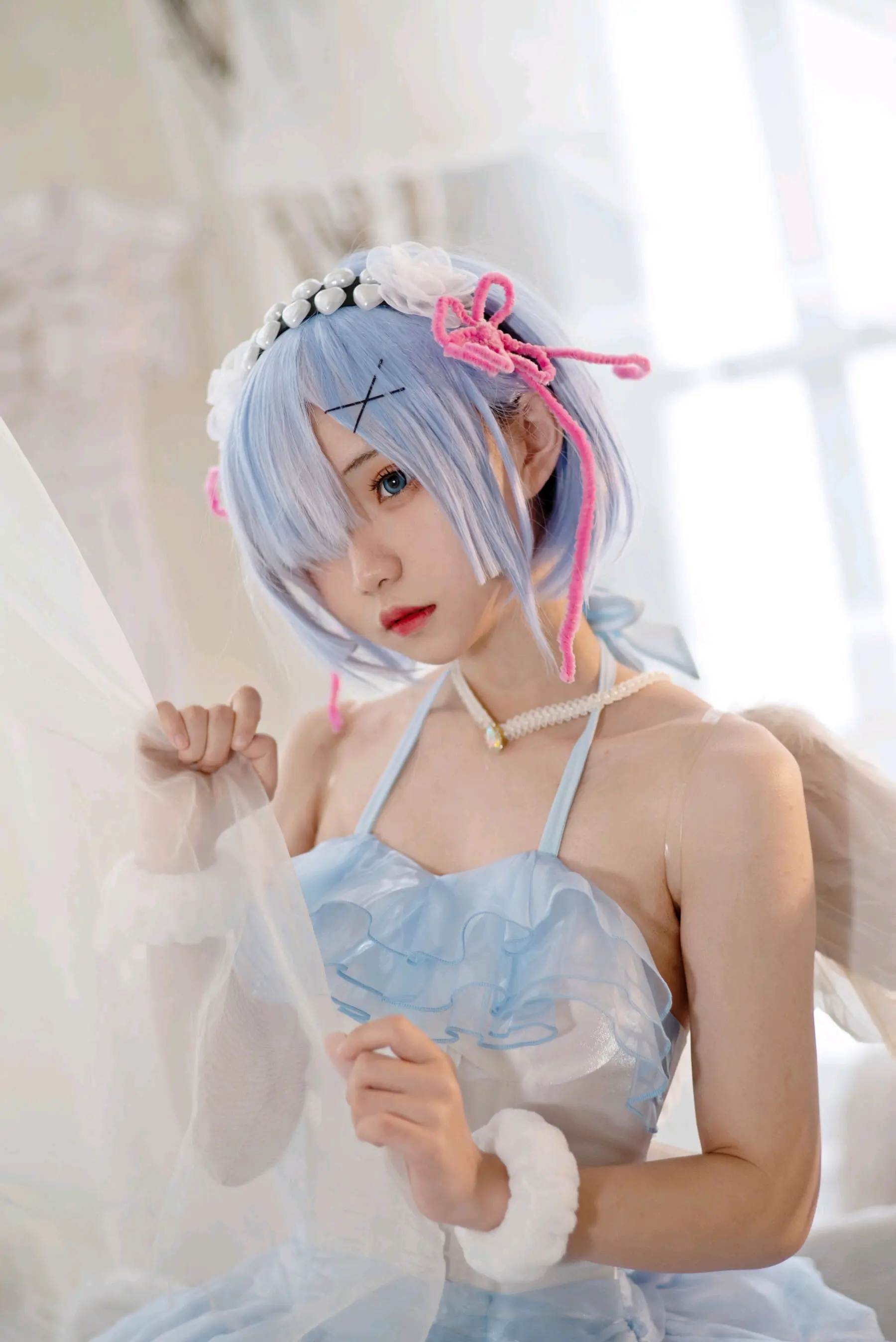 cosplay 蕾姆天使 - 哔哩哔哩