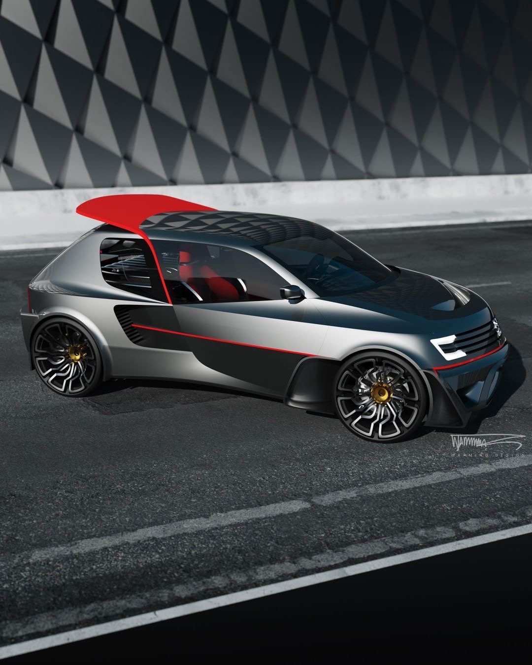 【概念设计】标致/peugeot 205turbo t16