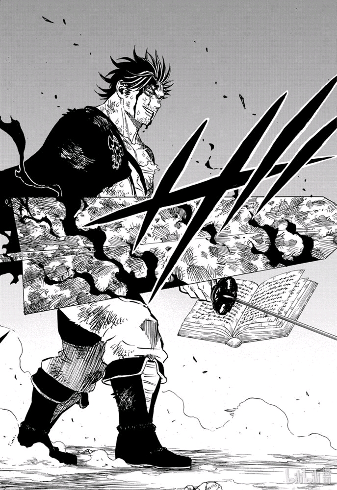 黑色四叶草漫画图 哔哩哔哩