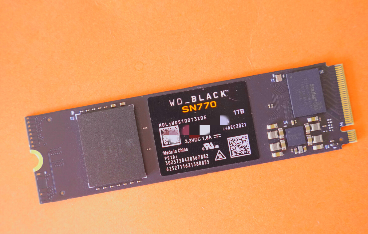 Pci e 4 0 dramless wd black sn770 nvme ssd 