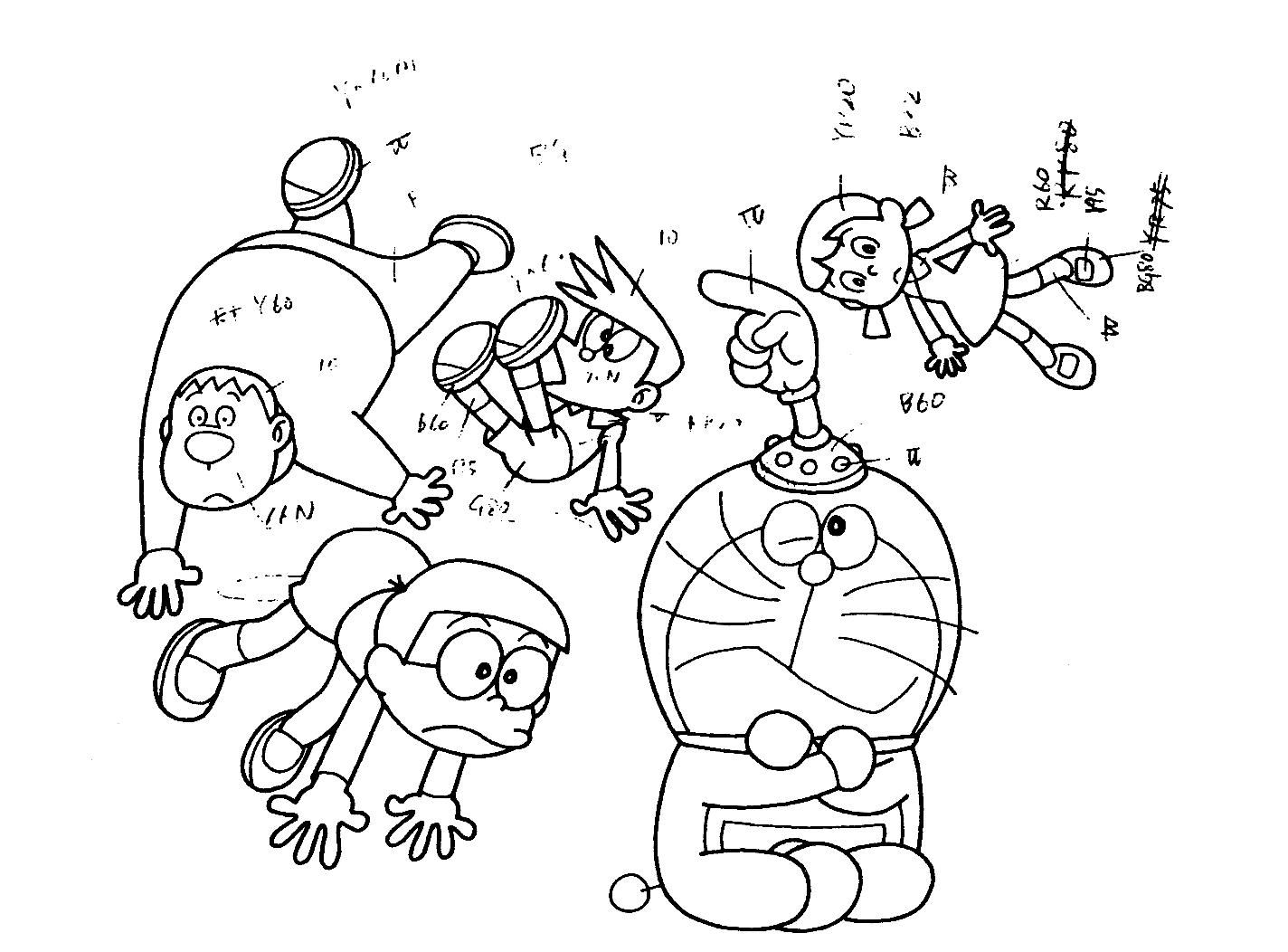 幻之版 多啦A梦设计图