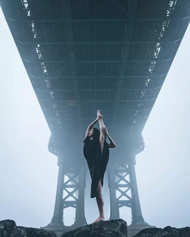 柔美与力量的结合,摄影师镜头下纽约街头的芭蕾舞者,太美了!
