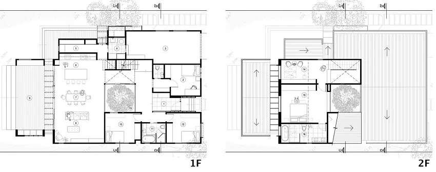 别墅中庭设计 244 6 自然系现代风建筑 哔哩哔哩