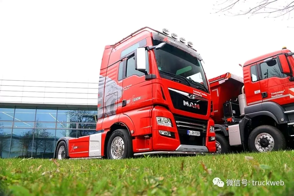 640马力热血4x2单拖德国实拍man Tgx 18 640 X Lion单桥牵引车 哔哩哔哩