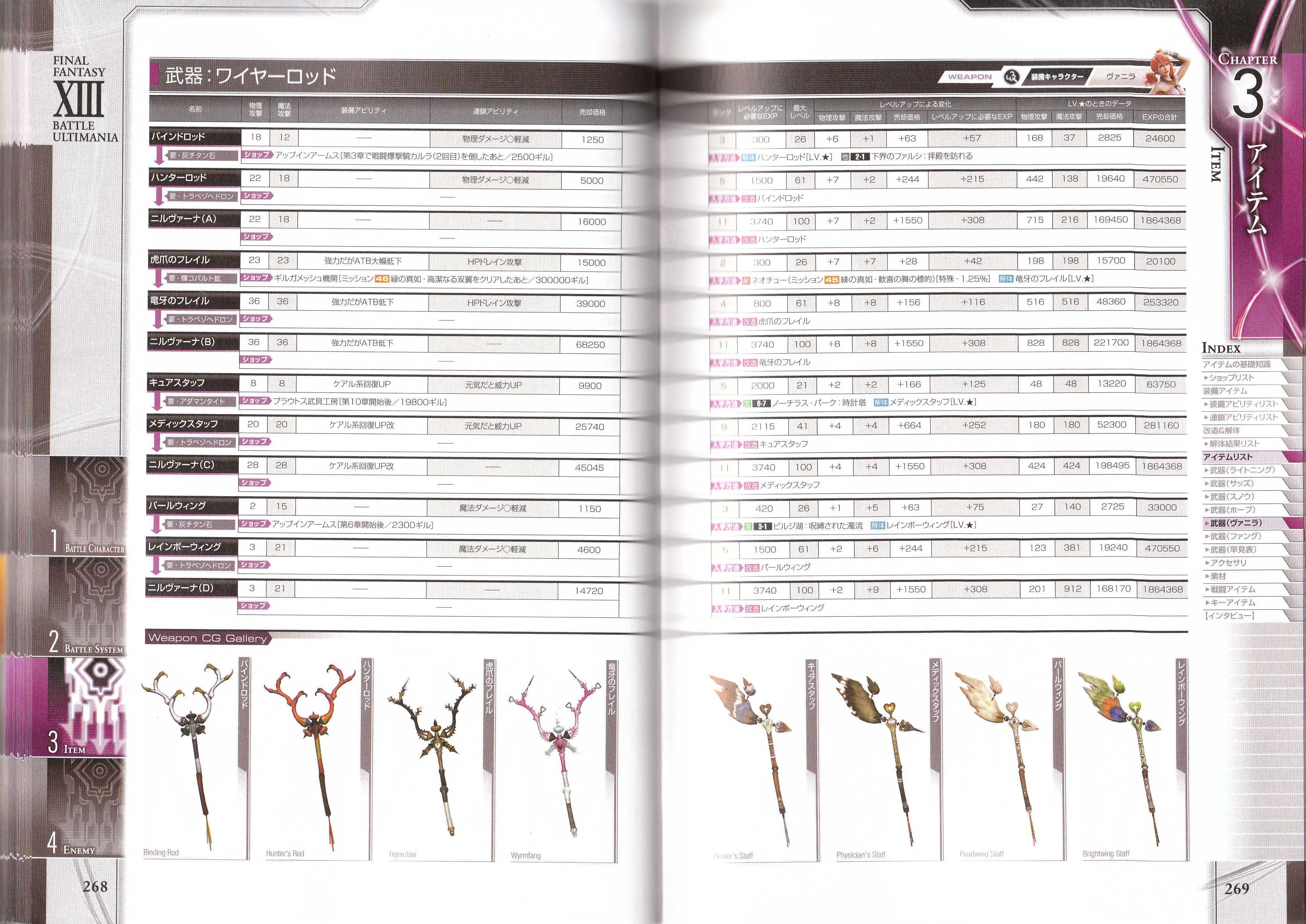 【最终幻想 13 XIII】[攻略] FINAL FANTASY XIII 究極攻略書全武器 哔哩哔哩