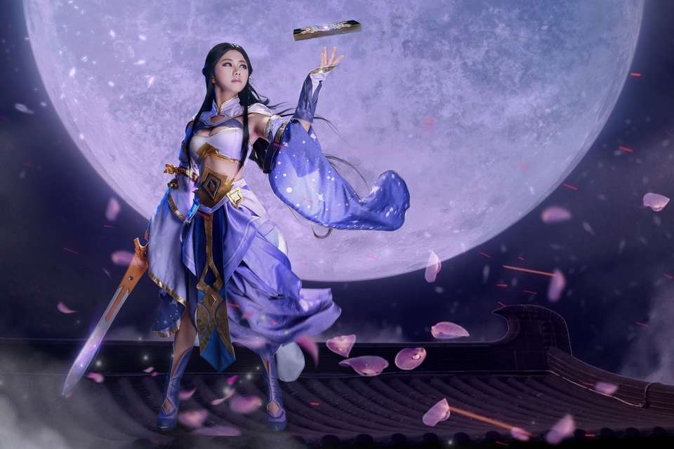 cos  王者荣耀紫霞露娜