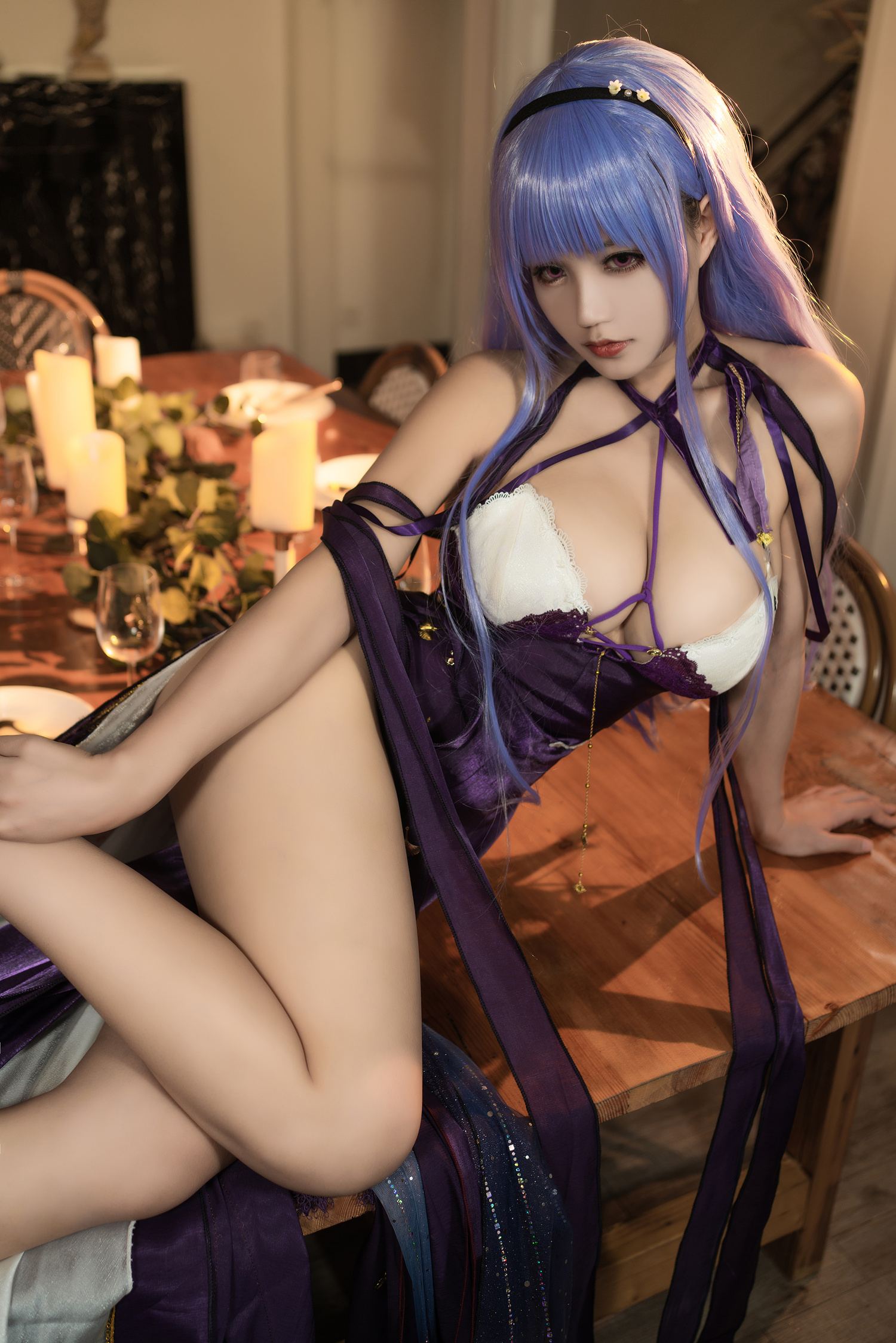 小仓千代w黛朵礼服cosplay7