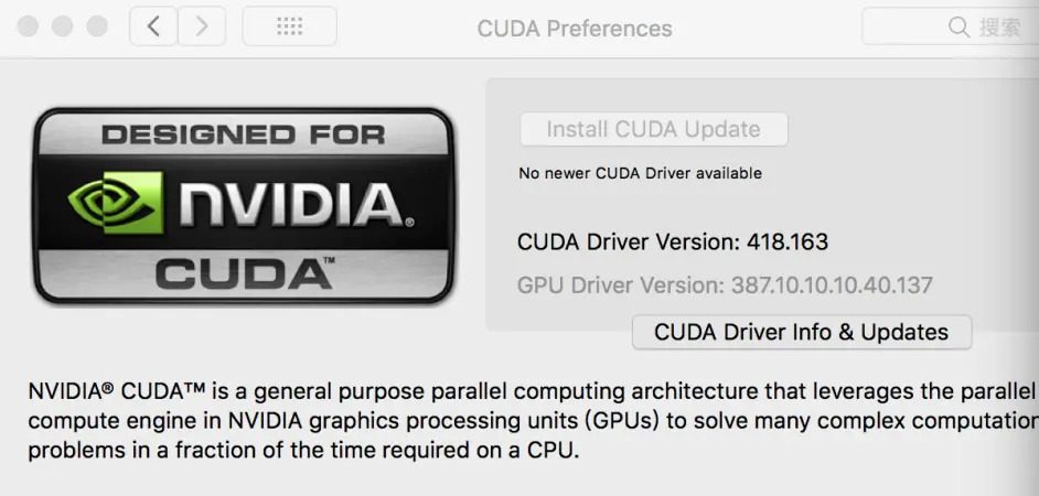 Mac Os 环境下ae开启n卡cuda的正确方式 哔哩哔哩