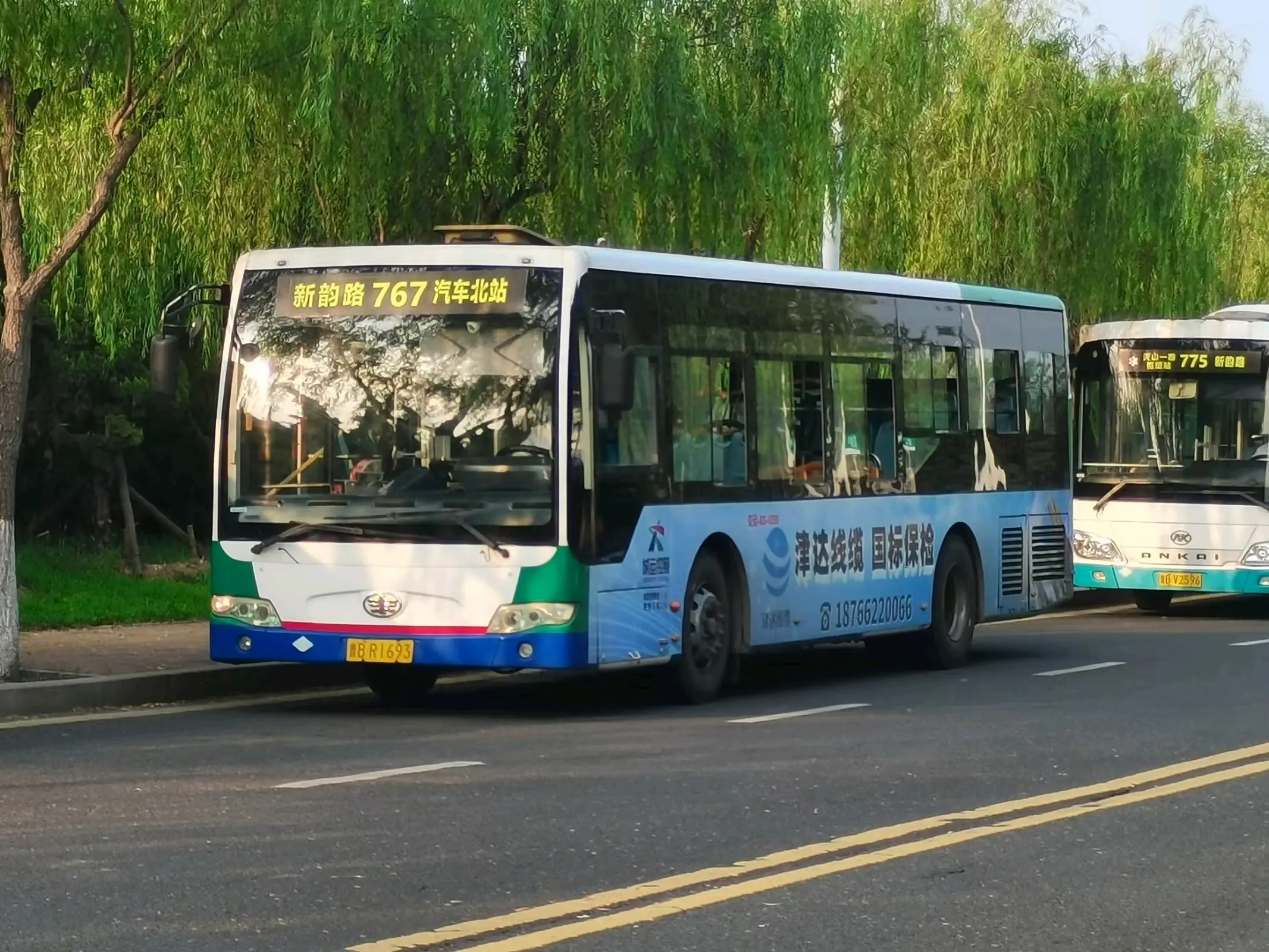 调走ca6120urn21接634路,636路,642路,775路退下的ca6110urn80,773路