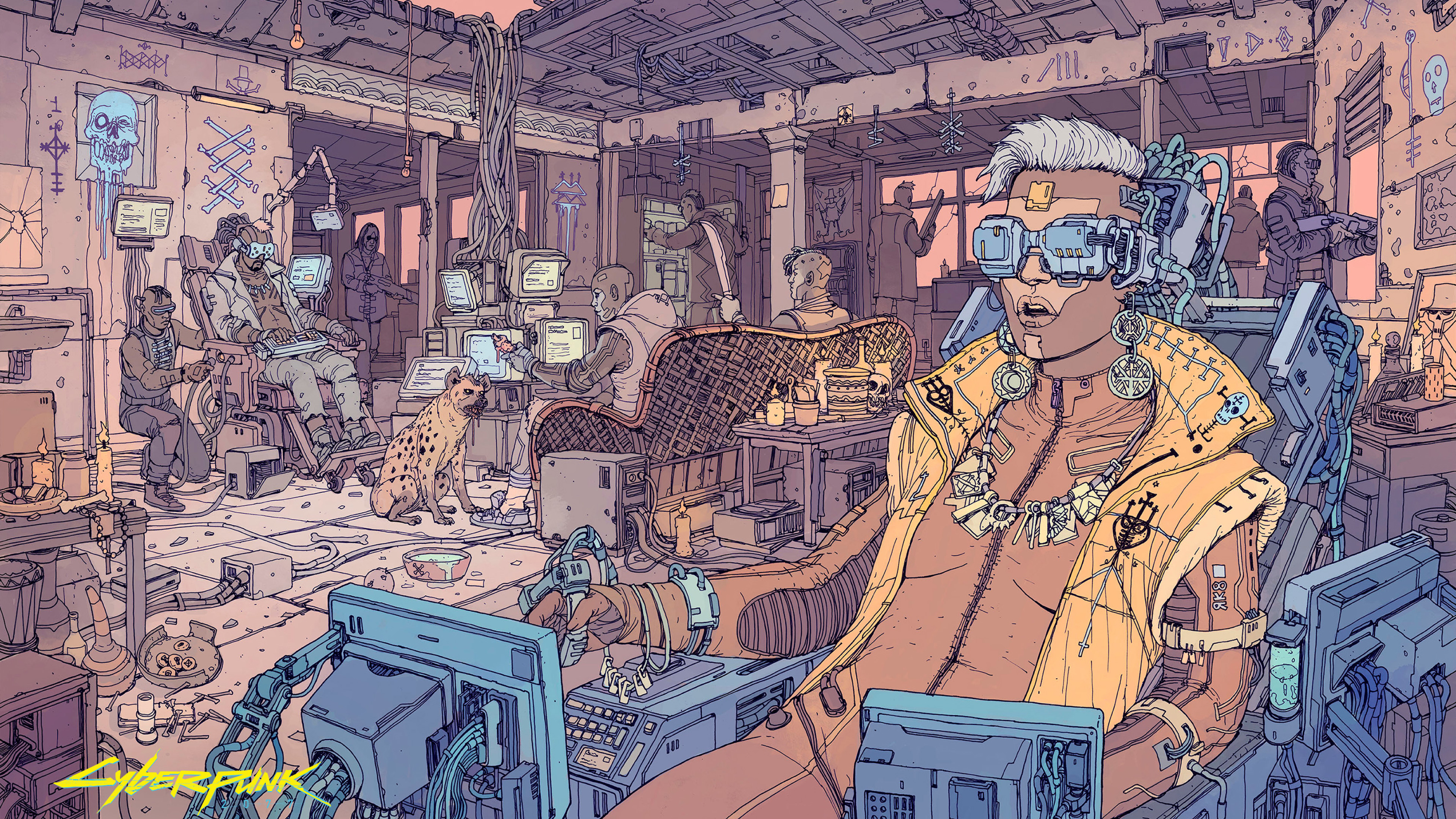 4k赛博朋克2077反乌托邦世界官方壁纸十五连发收藏