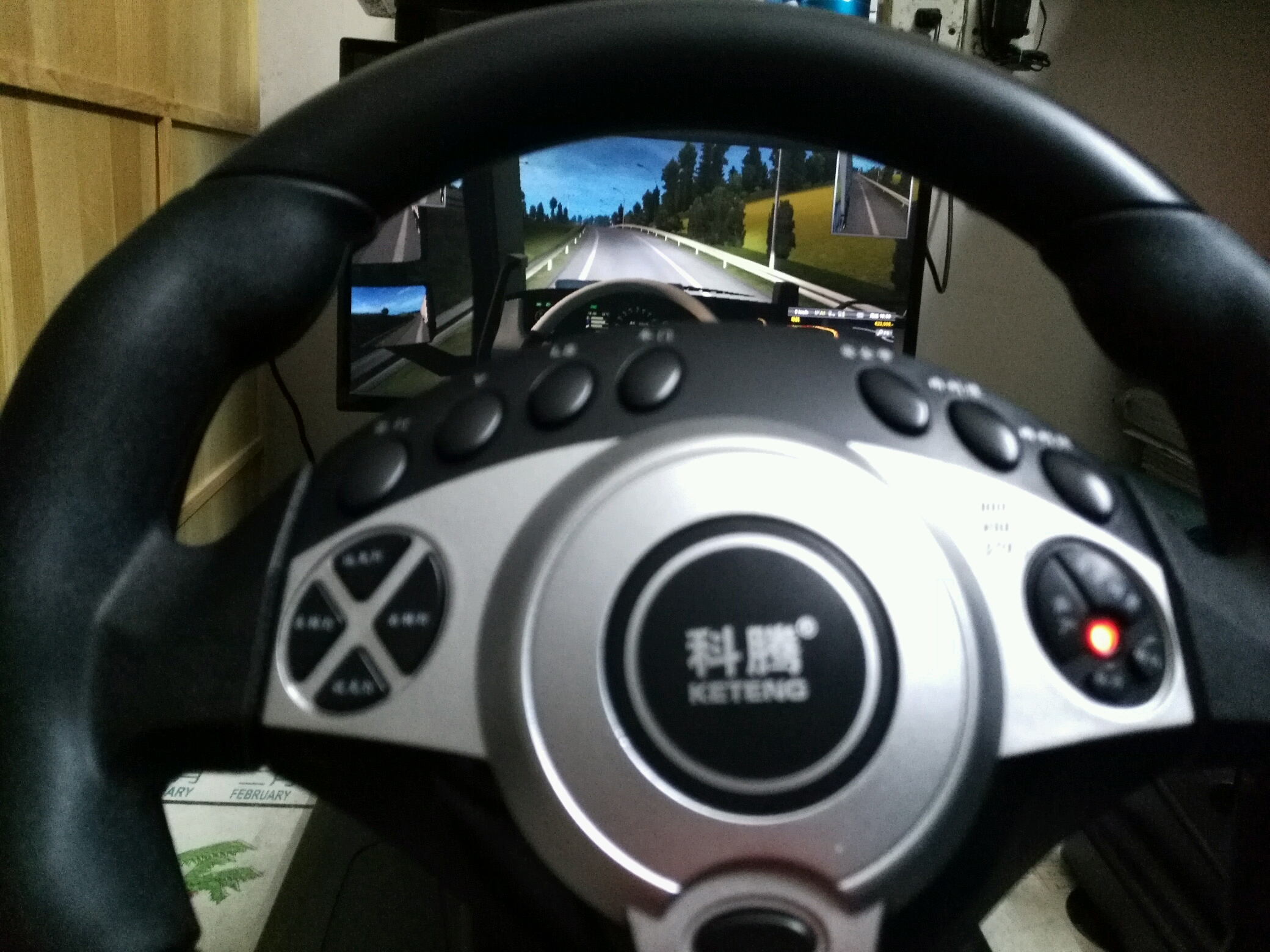 科腾方向盘到了