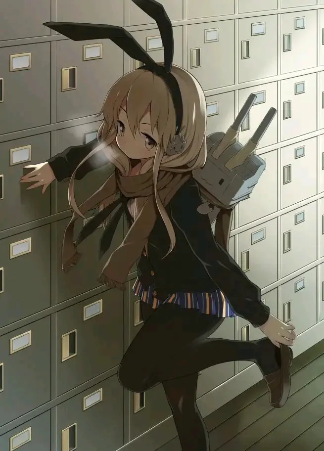 舰队collection壁纸 岛风 哔哩哔哩