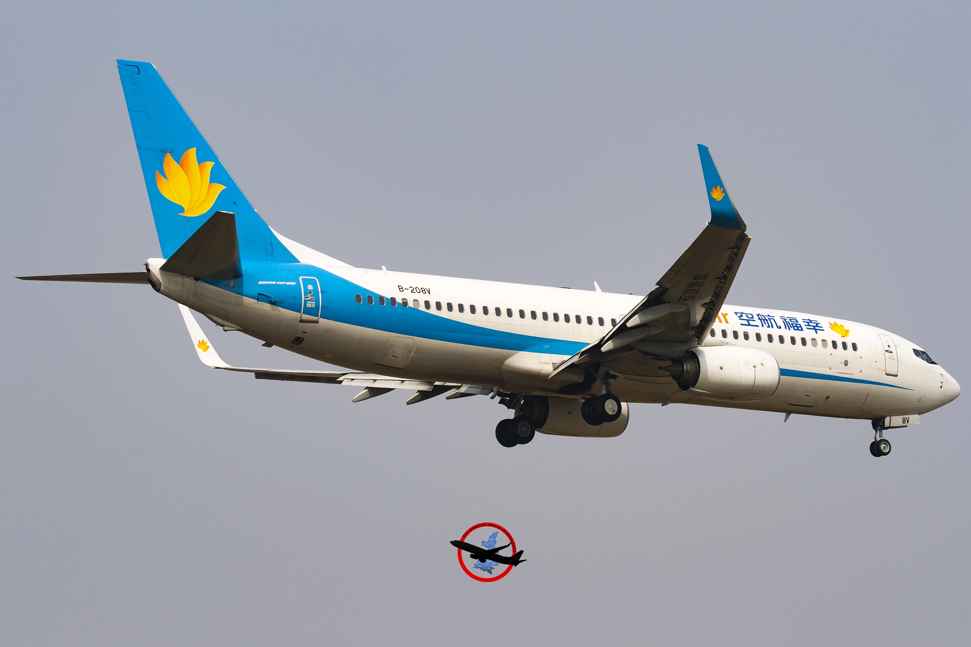 幸福航空737-800 b-208v