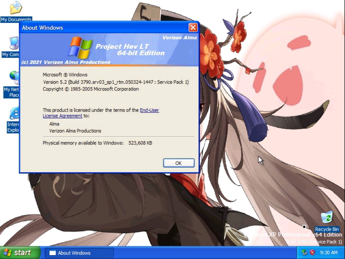 [QEMU]Windows XP x64 Edition SP1英文精简版 哔哩哔哩
