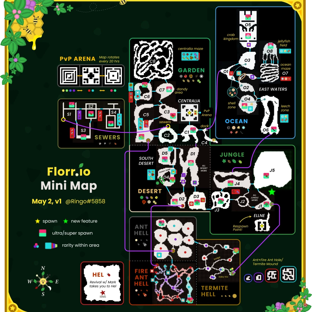 Florr Map (May 2) - 哔哩哔哩