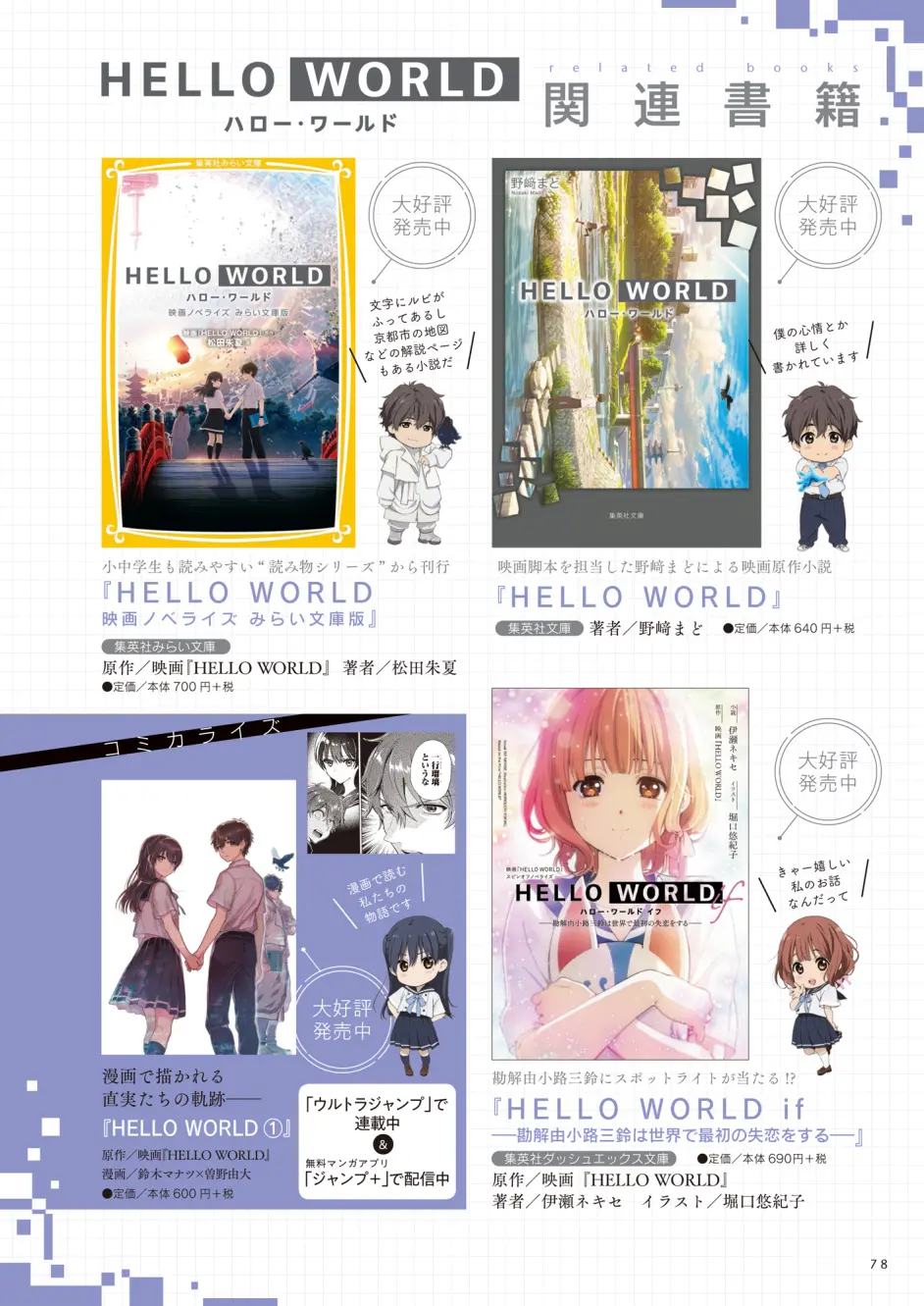 官方设定集 手稿 Hello World 你好世界附册扫图集 一 哔哩哔哩