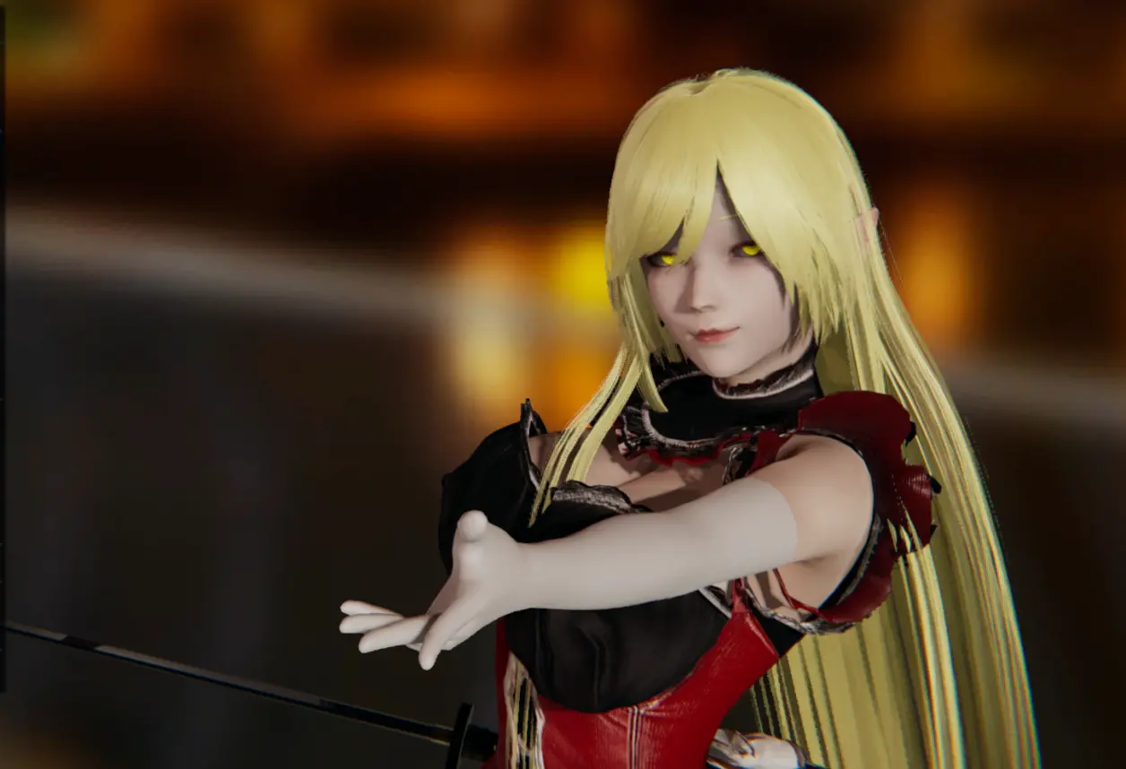 伤物语.高质量3d建模!姬丝秀忒大放送