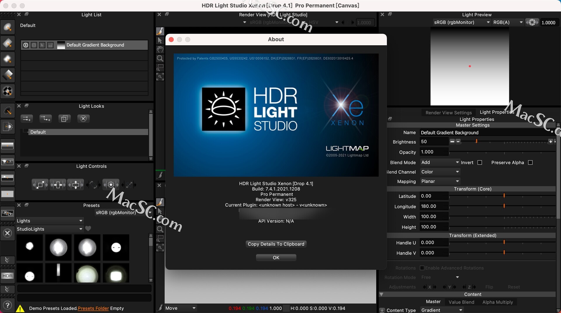Lightmap HDR Light Studio Xenon for mac(高级三维渲染)激活版 哔哩哔哩