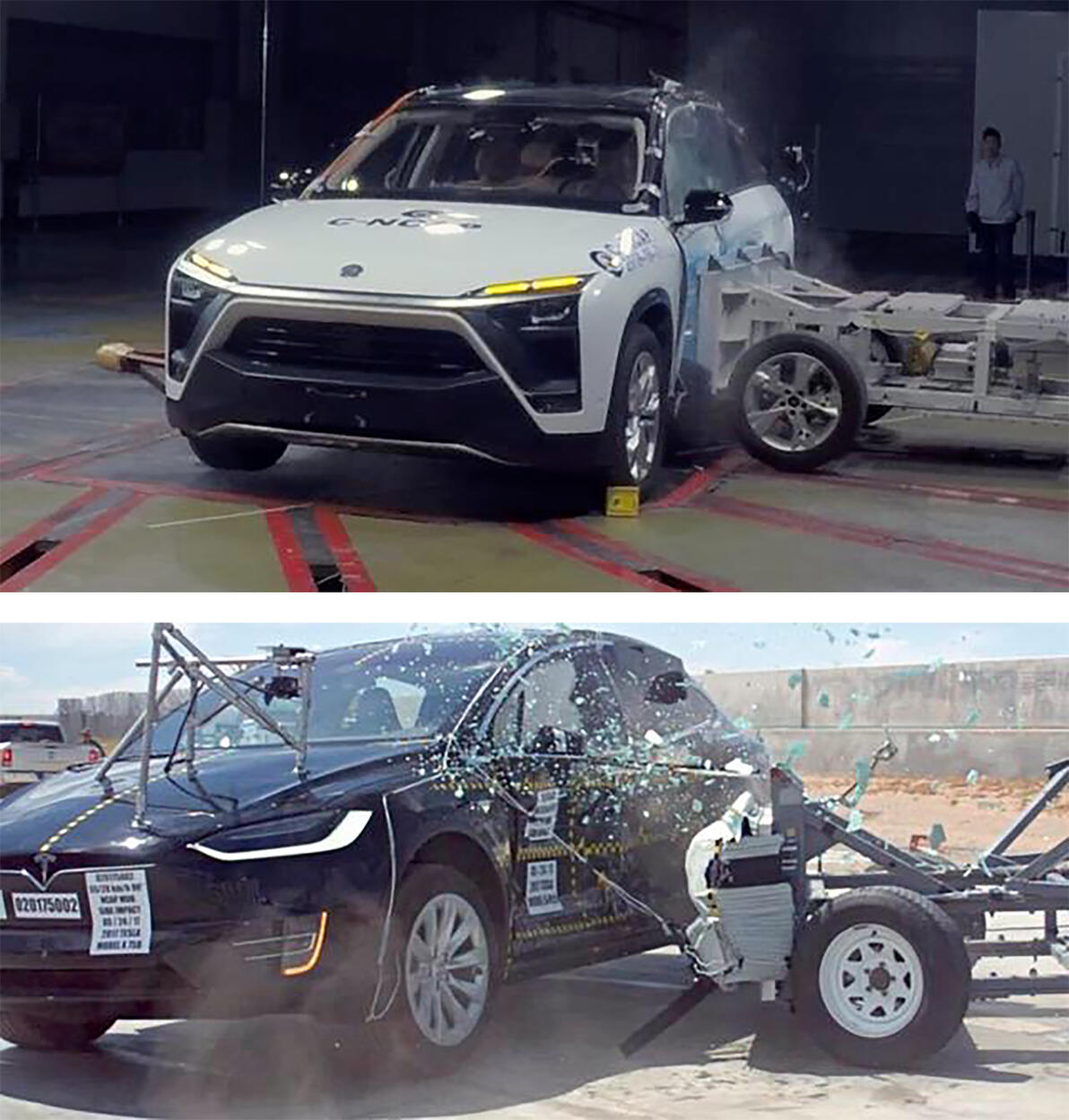 蔚来es8_蔚来ES8与特斯拉ModelX对比_国产纯电SUV评测