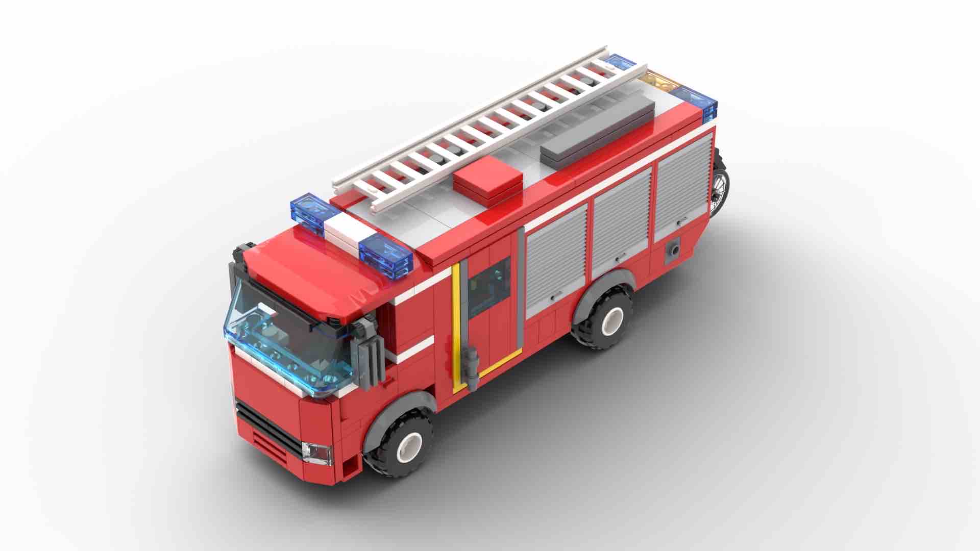 乐高（lego）-7213-1-越野消防车和消防船-积木高手-免费图纸说明书下载