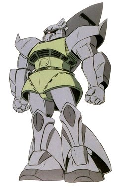 在战争的初期,称雄战场的是ms-06f;但随着联邦也开始生产ms来对抗吉恩