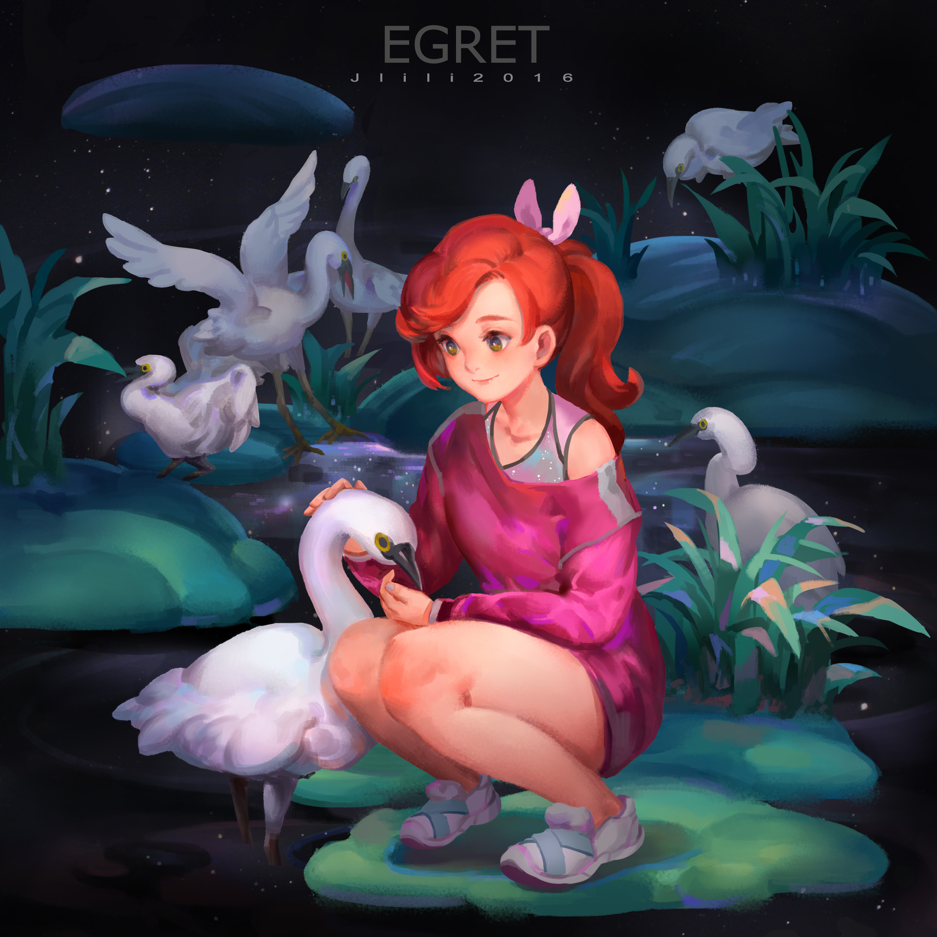 来感受国人画师jlili的浓郁色彩天堂!