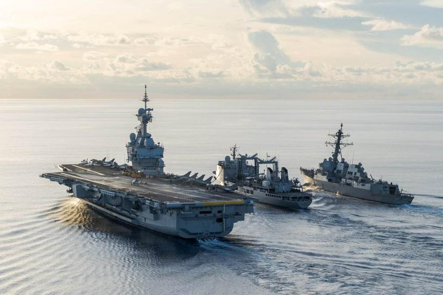 除了美军拥有核动力航母之外,法国的世界头号核航母计划落地,对于除了