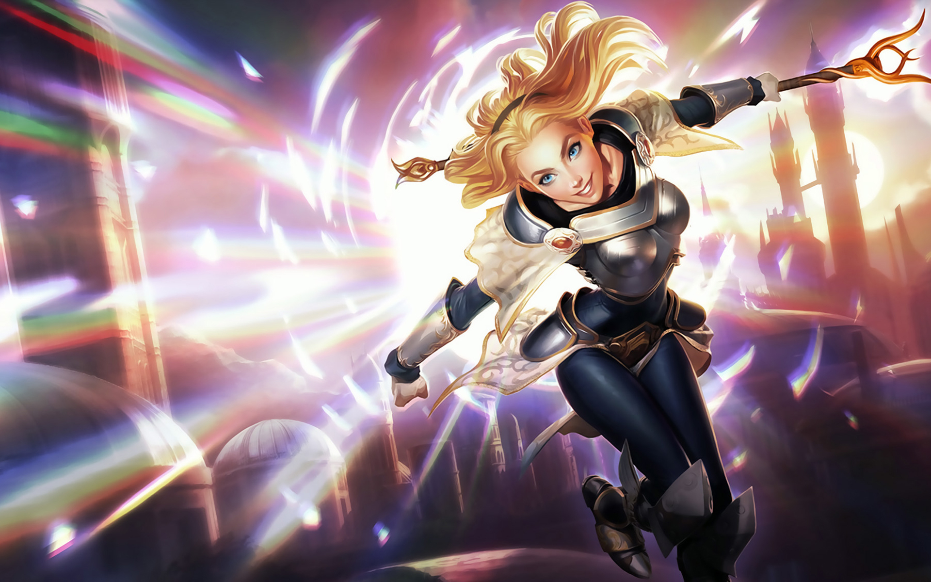 英雄联盟 壁纸 【第33期-光女拉克丝,石头人墨