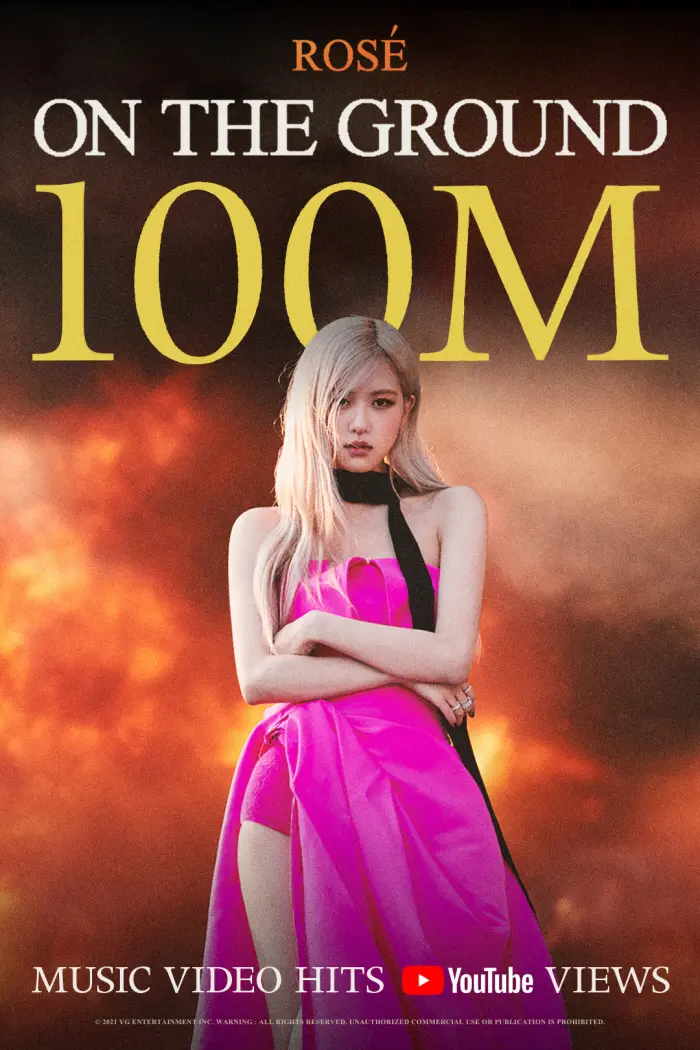 Rose 首张个人单曲再传好消息主打歌mv 观看次数破亿 哔哩哔哩