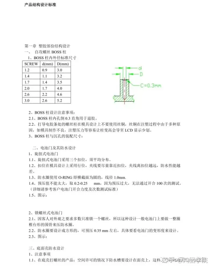 Proe Creo产品结构设计标准 哔哩哔哩