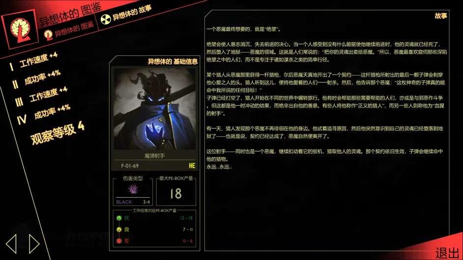 【脑叶公司】f-01-69 魔弹射手 - 哔哩哔哩