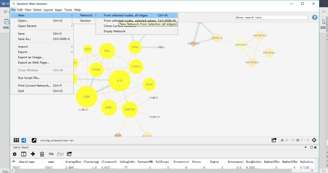 【菜鸟博士学习】STRING网站+Cytoscape软件制作精美蛋白互作网络图(PPI) 哔哩哔哩