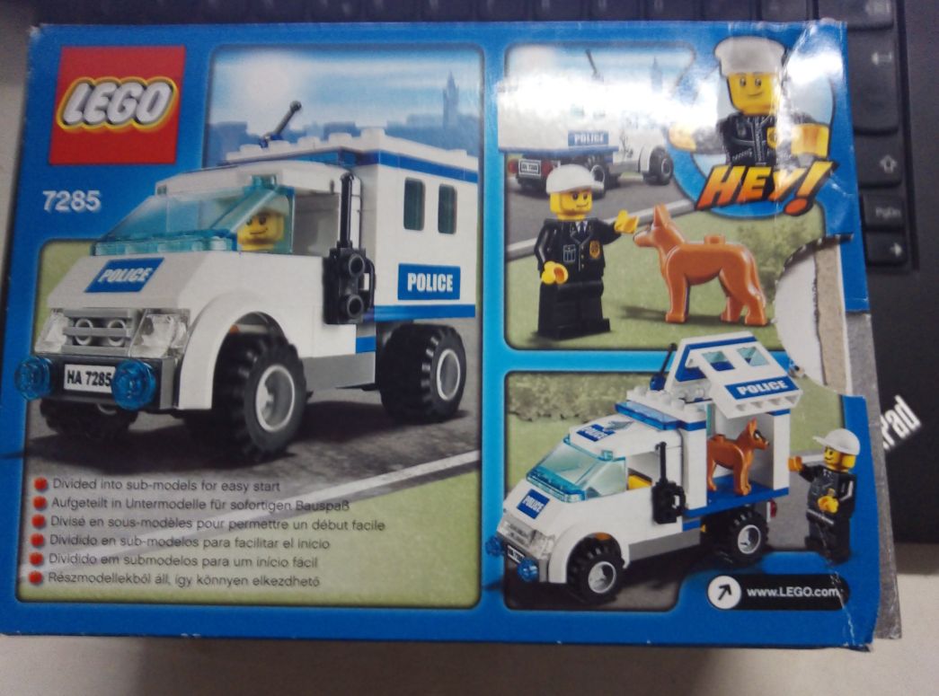【评测】 lego> 城市系列 7285 警犬队 police dog unit