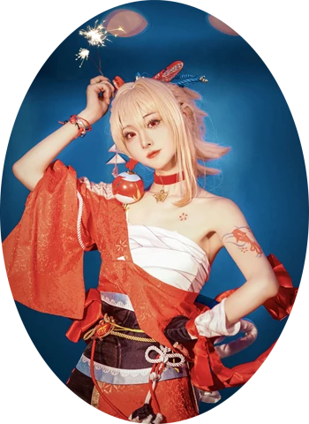 子姬ZJ原神宵宫CosPlay