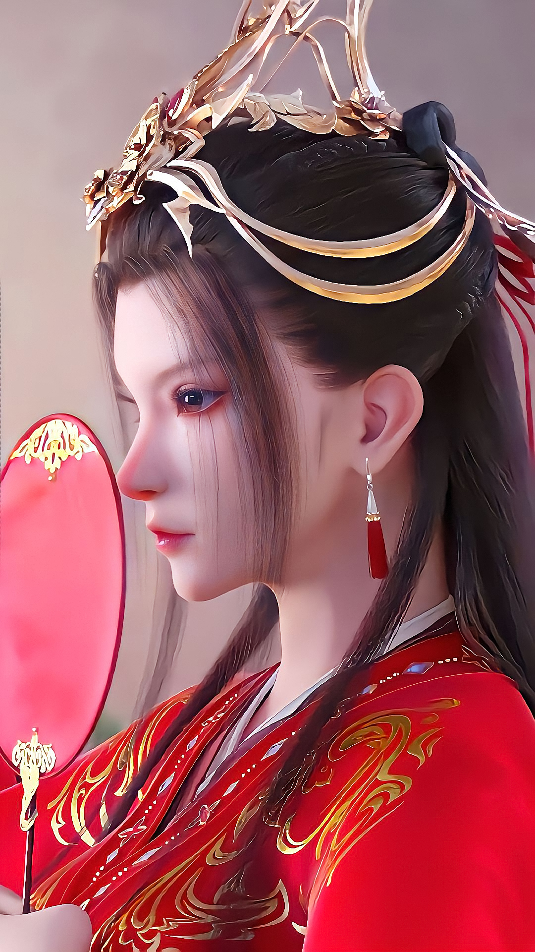 《少年白马醉春风》晏琉璃手机壁纸：相貌绝美却清冷如秋夜