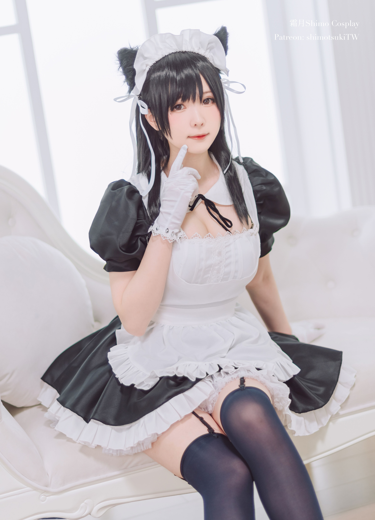 霜月shimo爱宕女仆cosplay5