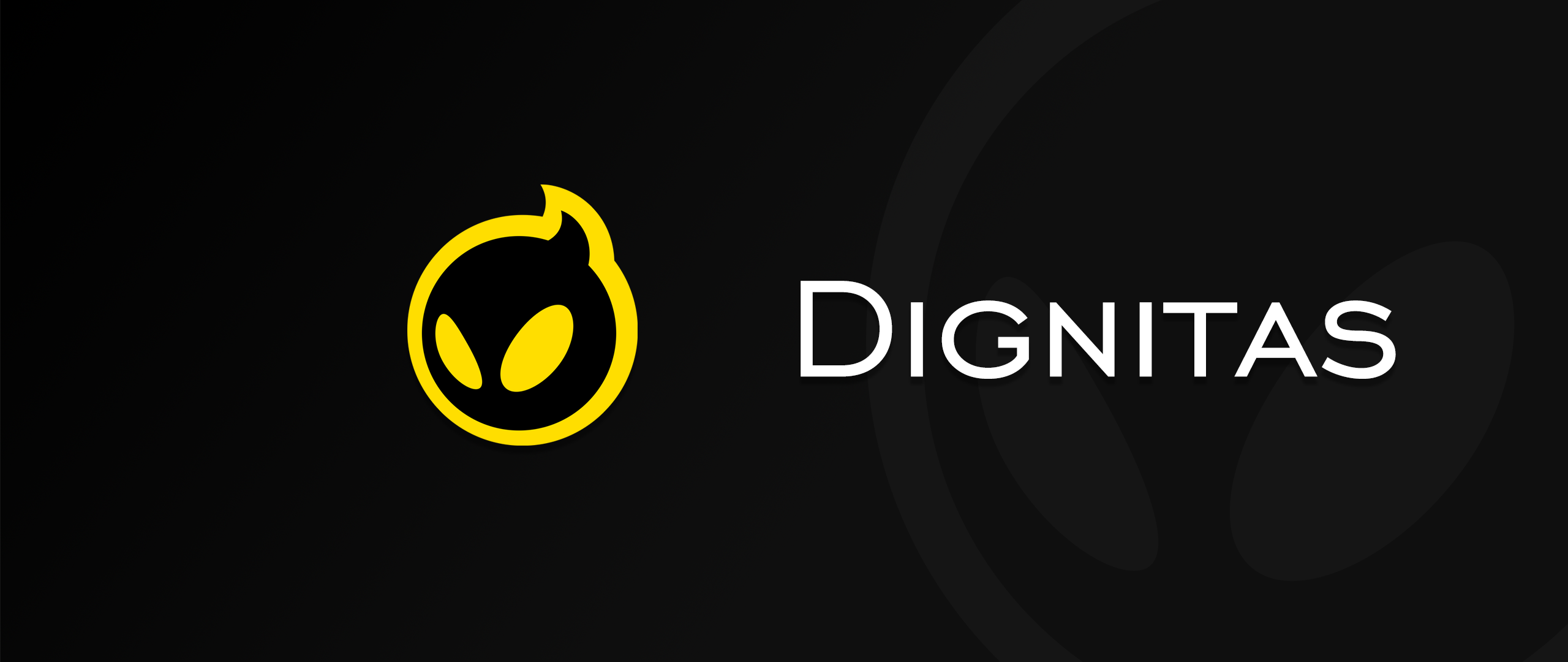 今天分享一张dignitas战队的黑色简约壁纸