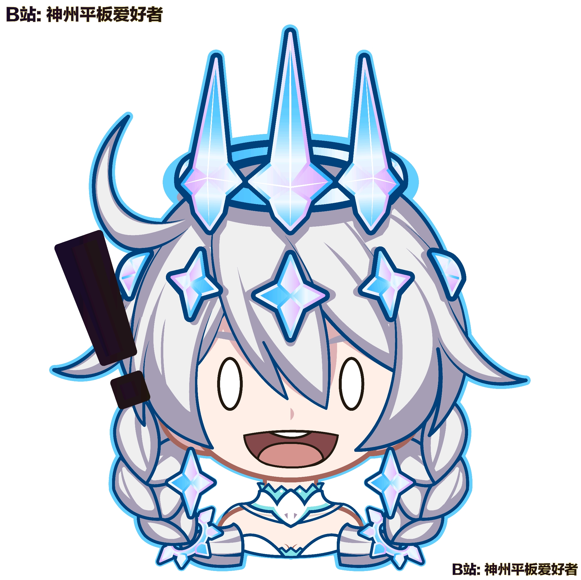 鱼翅近期旧图新画的q版头像汇总【崩坏3】