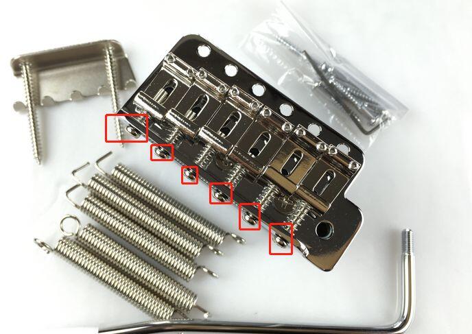 电吉他 Floyd Rose 琴桥八度音调节方法 - 哔哩哔哩