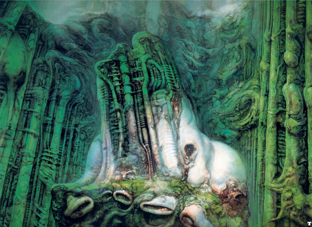 西方幻想类插画大师系列三汉斯鲁道夫吉格尔hrgiger