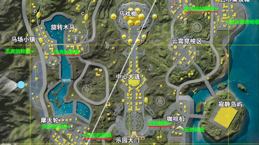 荒野行动 成就 我们的秘密 任务介绍及方法指南 荒野乐园成就专属任务 哔哩哔哩专栏