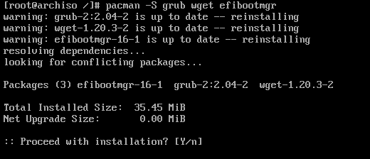 四叶草引导ARCHlinux发行版
