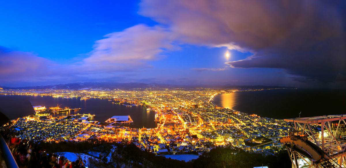 萬家燈火,平凡之美,北海道函館夜景