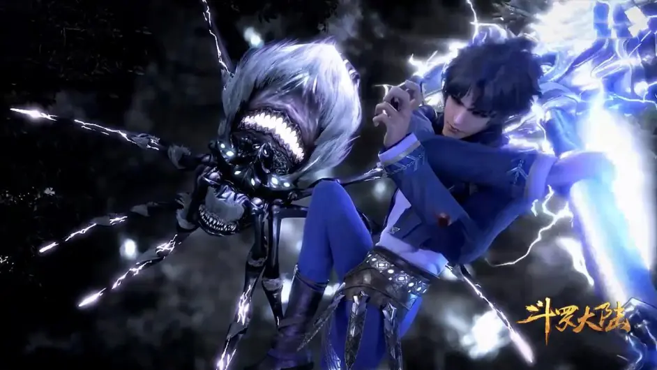 斗罗大陆 唐三祭出昊天锤 宁风致打退堂鼓 泰坦跪地认错 泰隆反应最可爱 哔哩哔哩