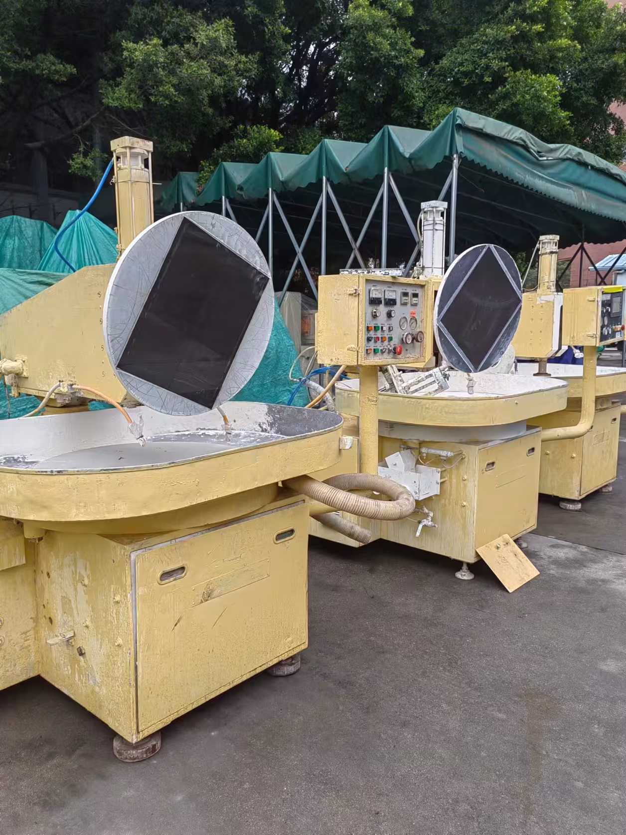 二手单面抛光机  研磨机 上盘700mm 下盘810mm适用陶瓷  触摸屏玻璃