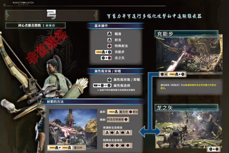 Mhw Pc版5 3全武器配装 绚辉龙弓篇 哔哩哔哩