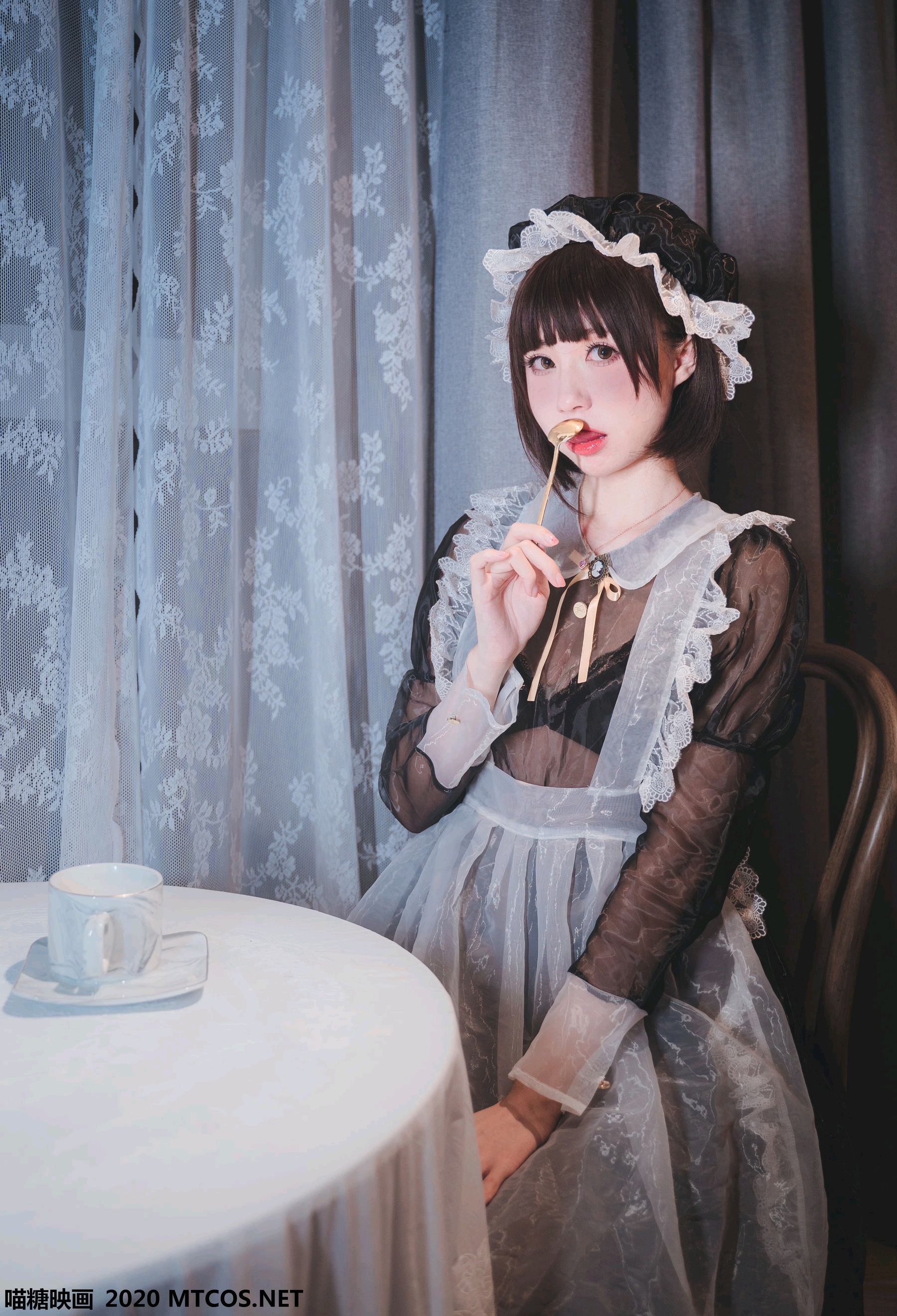 【cosplay】黑色女仆