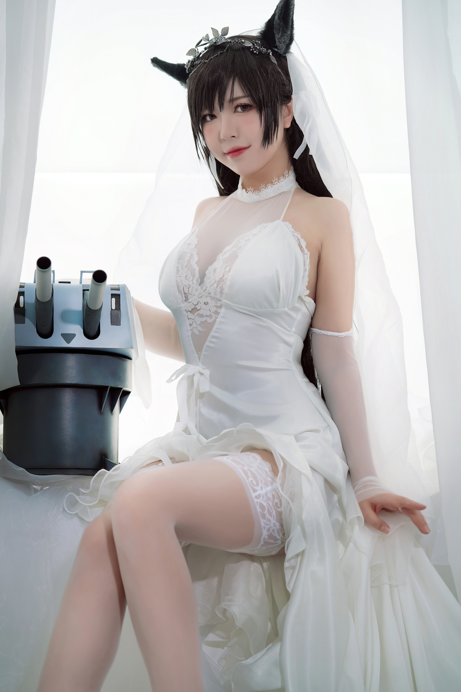 半半子Cosplay爱宕花嫁4